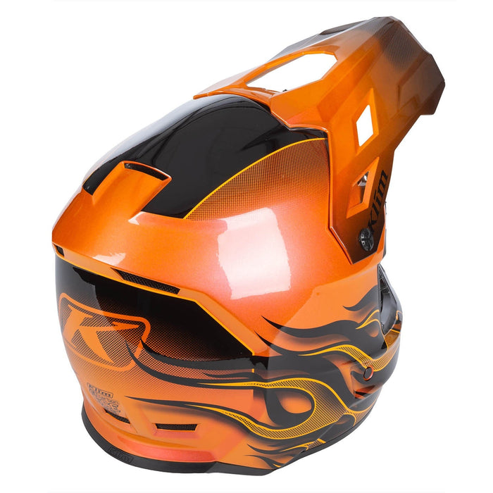Klim F3 Carbon Helmet ECE - Scorched Sunrise, view 4