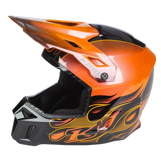 Klim F3 Carbon Helmet ECE - Scorched Sunrise, view 2