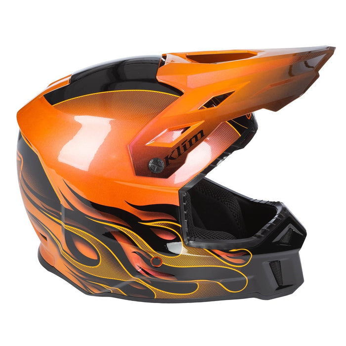 Klim F3 Carbon Helmet ECE - Scorched Sunrise, view 5