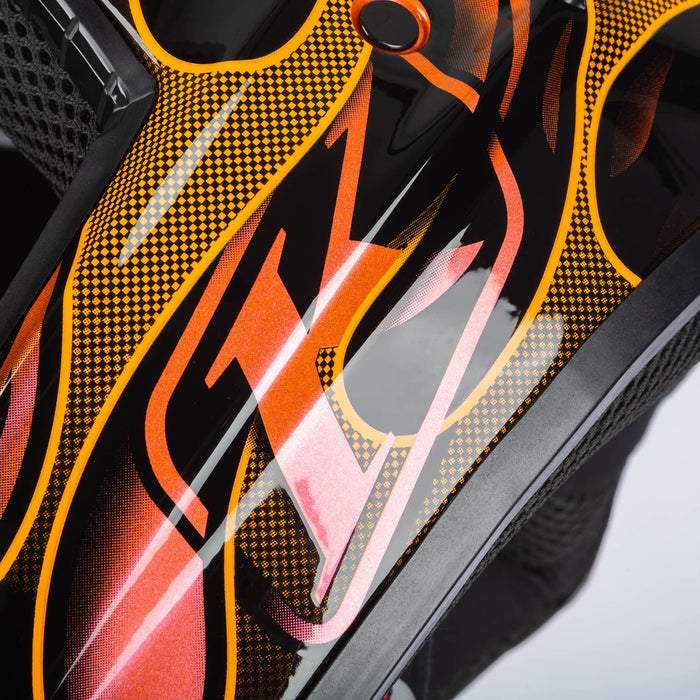 Klim F3 Carbon Helmet ECE - Scorched Sunrise, view 9