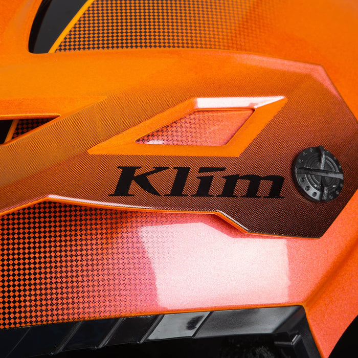 Klim F3 Carbon Helmet ECE - Scorched Sunrise, view 10