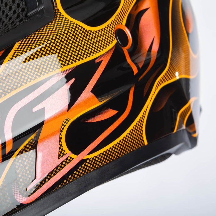 Klim F3 Carbon Helmet ECE - Scorched Sunrise, view 11