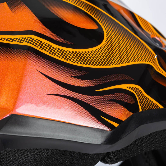 Klim F3 Carbon Helmet ECE - Scorched Sunrise, view 16
