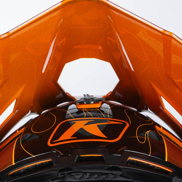 Klim F3 Carbon Helmet ECE - Scorched Sunrise, view 19