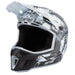 Klim F3 Carbon Helmet ECE - Non-Current - Unruly Black - White, front view