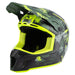 Klim F3 Carbon Helmet ECE - Non-Current - Unruly Kombu Green - Hi-Vis, front view