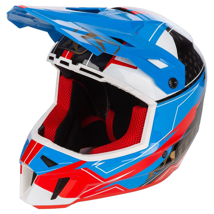 Klim F3 Carbon Helmet ECE - Non-Current - Velocity Anthem, front view