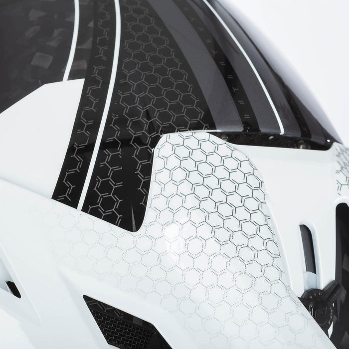 Klim F3 Carbon Helmet ECE - Velocity Black - White, view 15
