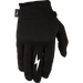 Thrashin Supply Mens Stealth Leather Palm Gloves - Black - Front