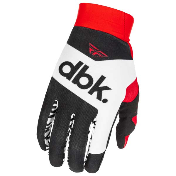 Fly Racing Mens Pro Lite DBK Gloves - Black/White/Red