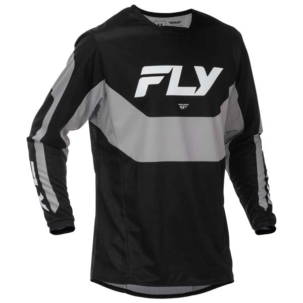 Fly Racing Mens Kinetic Jersey - Black/Grey