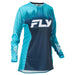 Fly Racing Womens Lite Jersey - Aqua/Navy/White