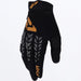 FXR Reflex Dual MX Glove 2027 - Black/Gold, front view
