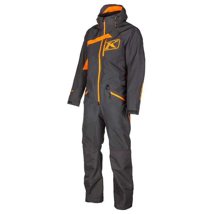Klim Mens Ripsa One-Piece - Non-Current - Asphalt - Strike Orange, view 2