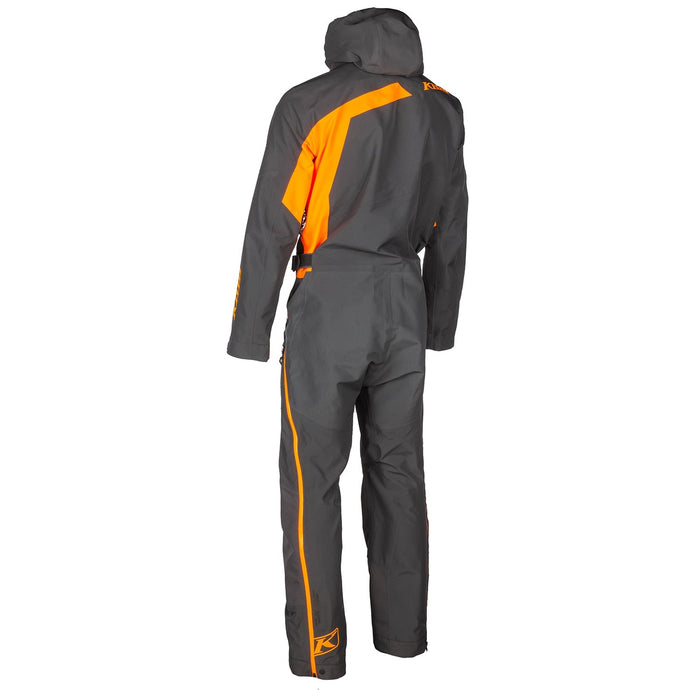 Klim Mens Ripsa One-Piece - Non-Current - Asphalt - Strike Orange, view 6