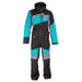 Klim Mens Ripsa One-Piece - Non-Current - Black - Arctic Teal, front view