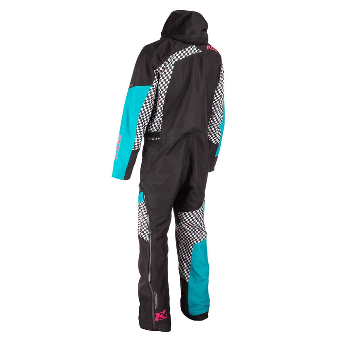 Klim Mens Ripsa One-Piece - Non-Current - Black - Arctic Teal, view 6