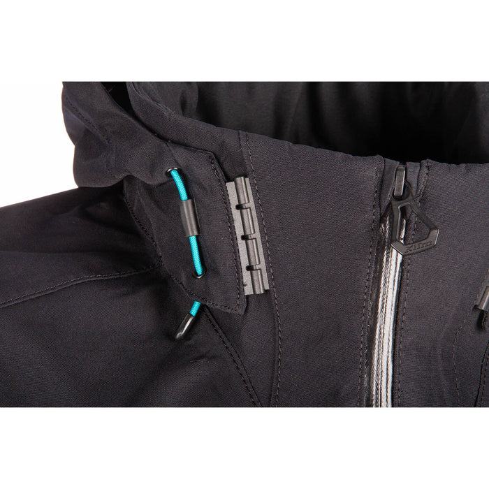 Klim Mens Ripsa One-Piece - Non-Current - Black - Arctic Teal, view 9