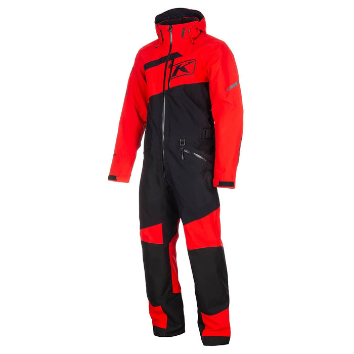 Klim Mens Ripsa One-Piece - Non-Current - Black - Fiery Red, view 2