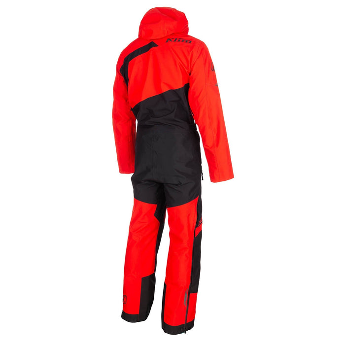 Klim Mens Ripsa One-Piece - Non-Current - Black - Fiery Red, view 3