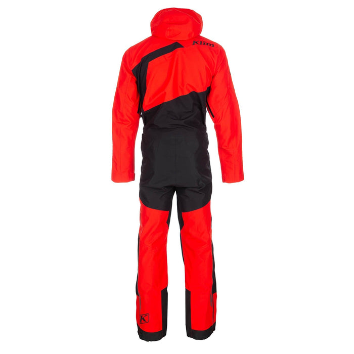 Klim Mens Ripsa One-Piece - Non-Current - Black - Fiery Red, view 4