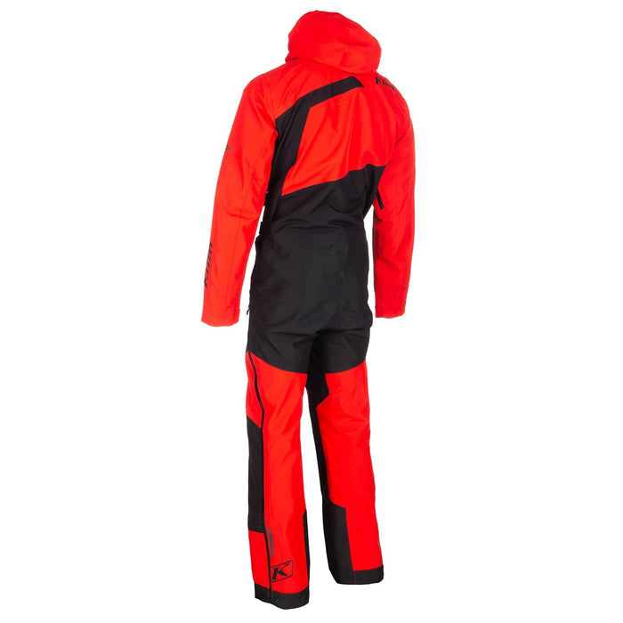 Klim Mens Ripsa One-Piece - Non-Current - Black - Fiery Red, view 6