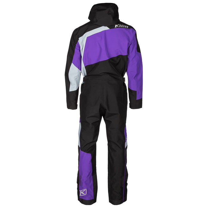 Klim Mens Ripsa One-Piece - Non-Current - Black - Heliotrope, view 4