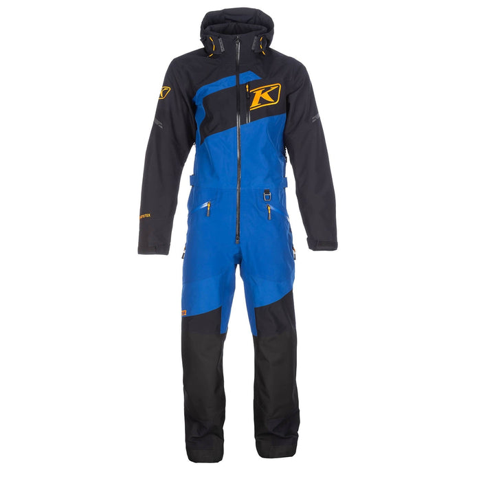 Klim Mens Ripsa One-Piece - Non-Current - Black - Nightfall Blue, front view