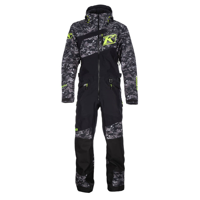 Klim Mens Ripsa One-Piece - Black Camo - Hi-Vis, front view