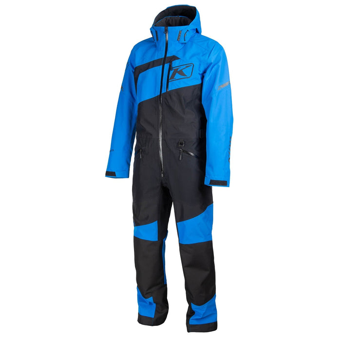 Klim Mens Ripsa One-Piece - Electric Blue Lemonade - Black, view 2