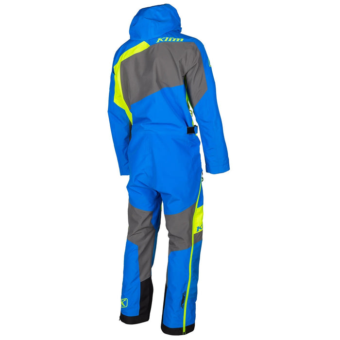 Klim Mens Ripsa One-Piece - Non-Current - Electric Blue Lemonade - Hi-Vis, view 3