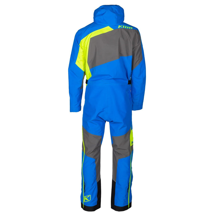 Klim Mens Ripsa One-Piece - Non-Current - Electric Blue Lemonade - Hi-Vis, view 4