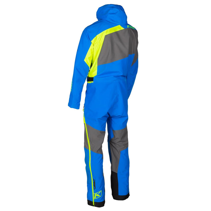 Klim Mens Ripsa One-Piece - Non-Current - Electric Blue Lemonade - Hi-Vis, view 6