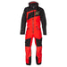 Klim Mens Ripsa One-Piece - Non-Current - Fiery Red - Black, front view