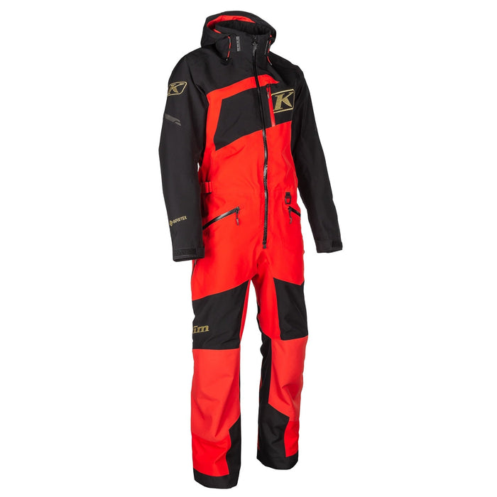 Klim Mens Ripsa One-Piece - Non-Current - Fiery Red - Black, view 5