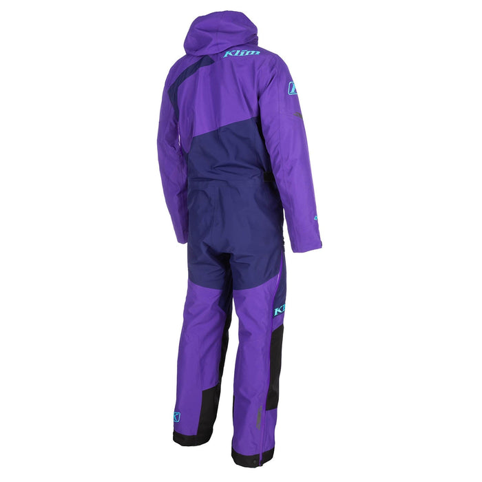 Klim Mens Ripsa One-Piece - Non-Current - Heliotrope - Scuba Blue, view 3