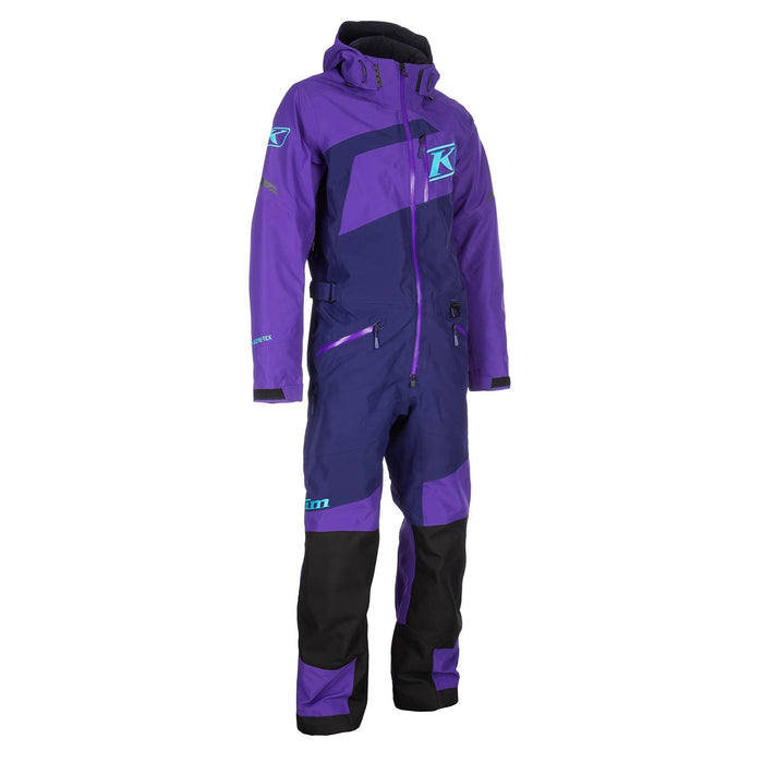 Klim Mens Ripsa One-Piece - Non-Current - Heliotrope - Scuba Blue, view 5