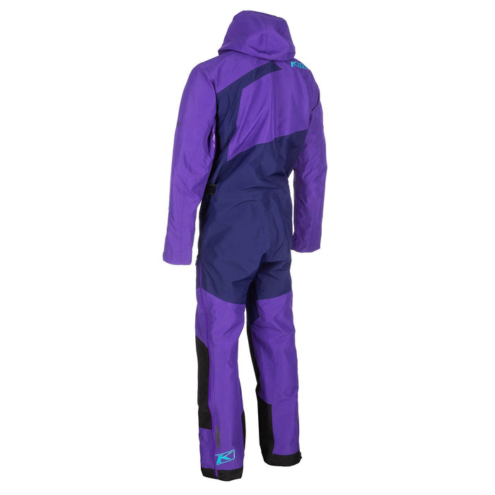 Klim Mens Ripsa One-Piece - Non-Current - Heliotrope - Scuba Blue, view 6