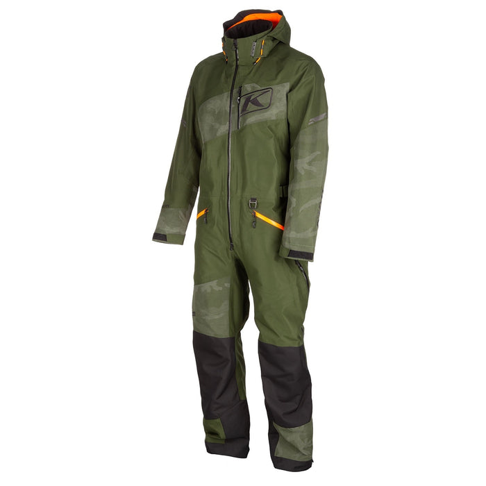 Klim Mens Ripsa One-Piece - Non-Current - Kombu Green - Black, view 2