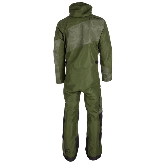 Klim Mens Ripsa One-Piece - Non-Current - Kombu Green - Black, view 4