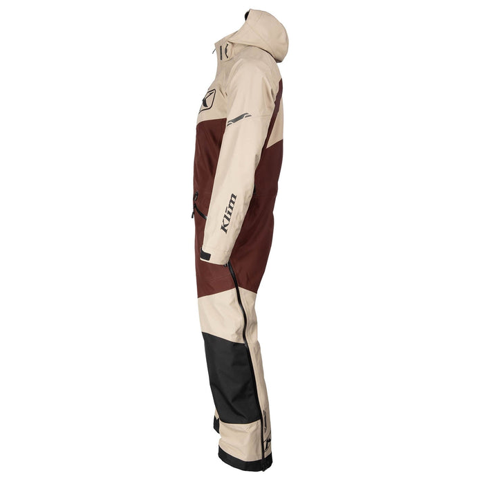 Klim Mens Ripsa One-Piece - Montana Tan - Bitter Chocolate, view 3