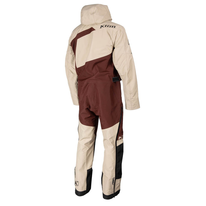 Klim Mens Ripsa One-Piece - Montana Tan - Bitter Chocolate, view 4