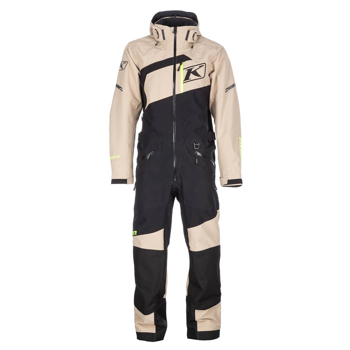Klim Mens Ripsa One-Piece - Non-Current - Montana Tan - Black, front view