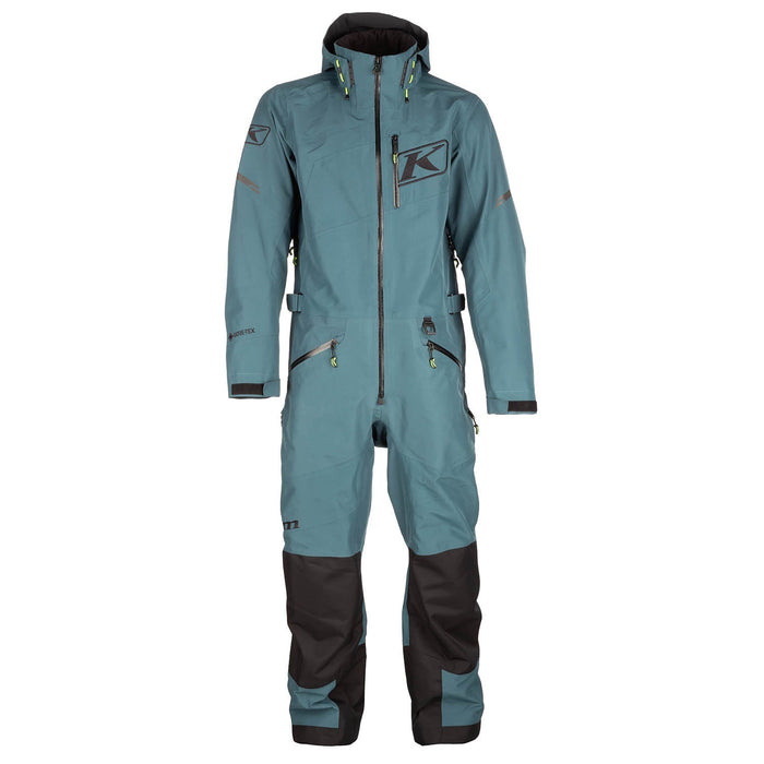 Klim Mens Ripsa One-Piece - Non-Current - Petrol - Black, front view