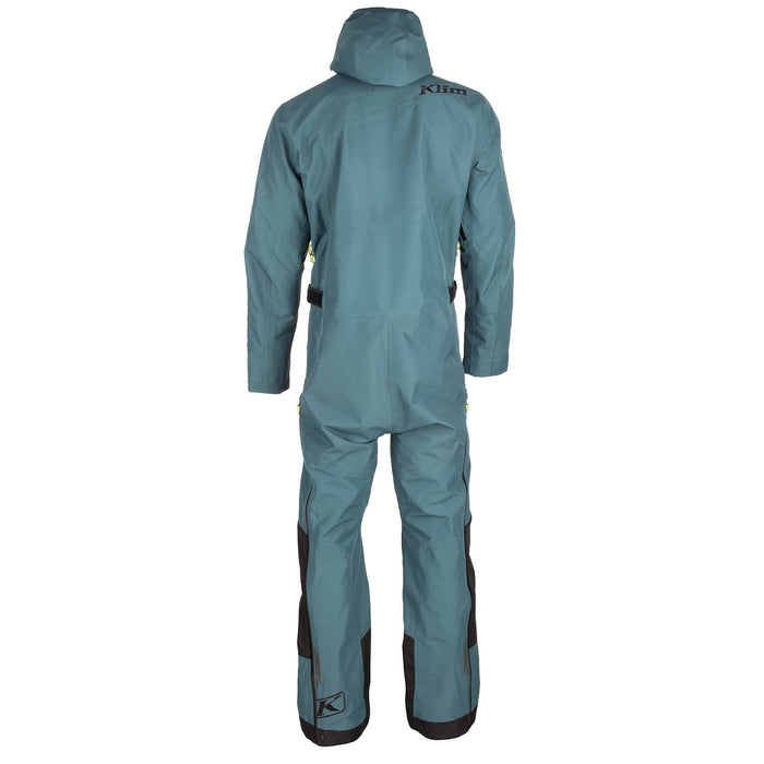 Klim Mens Ripsa One-Piece - Non-Current - Petrol - Black, view 3