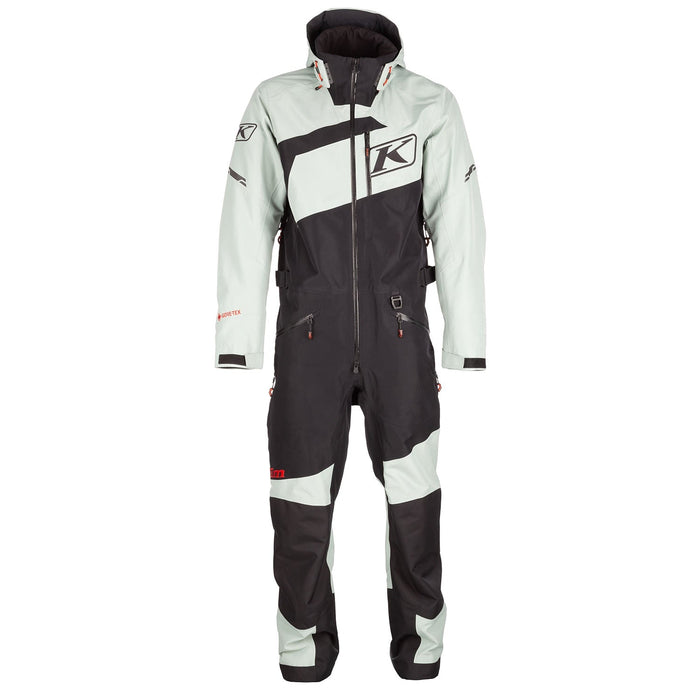 Klim Mens Ripsa One-Piece - Non-Current - Slate Gray - Black, front view