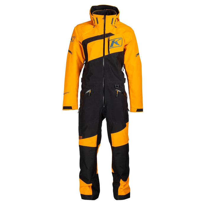 Klim Mens Ripsa One-Piece - Sunrise - Black, front view