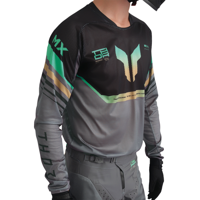 Thor Mens Launchmode Air Vented Raptor Jersey