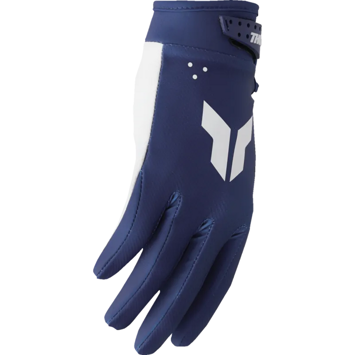Thor Youth Launchmode Gloves - Split Navy - Front