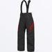 FXR Youth Clutch Pant 2027 - Black/Red, front view